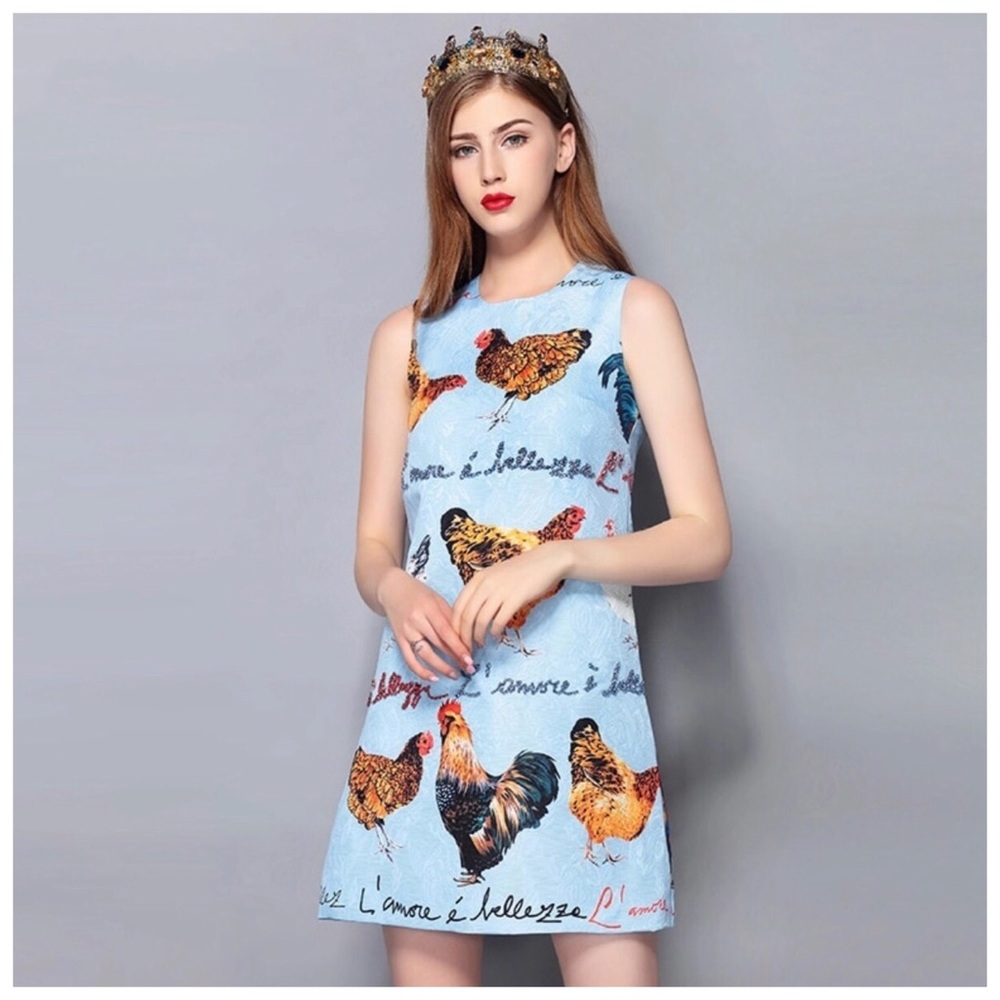 🌼 The Janee Embellished Crystal Hen Dress - Picture 2 of 7